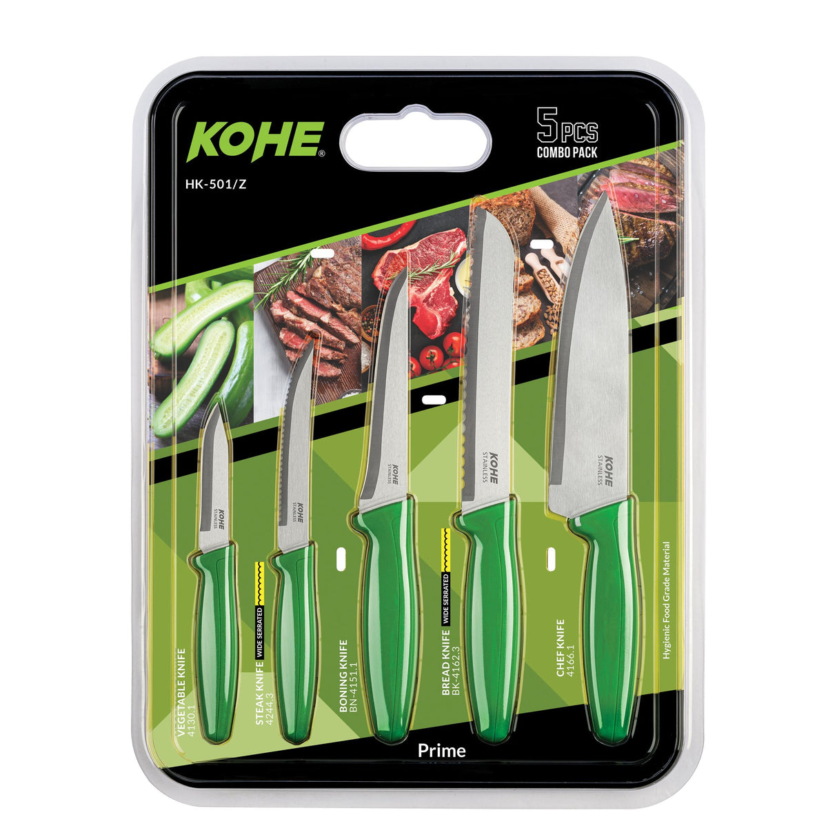 Kohe Kitchen Knife Combo Set HK-501 5-Piece