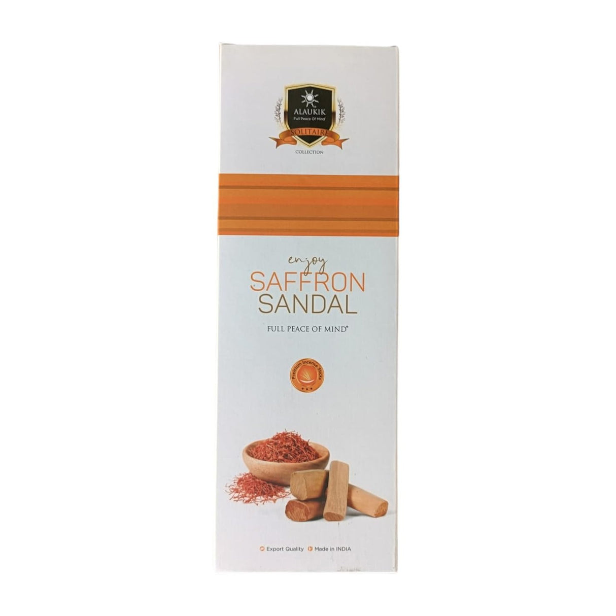 Alaukik Saffron Sandal Incense Sticks 90g