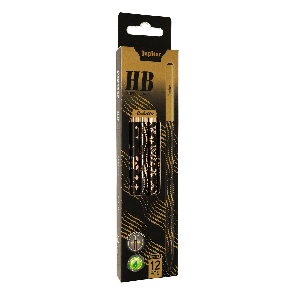 Jupiter Pencil Hb Metallic X 12