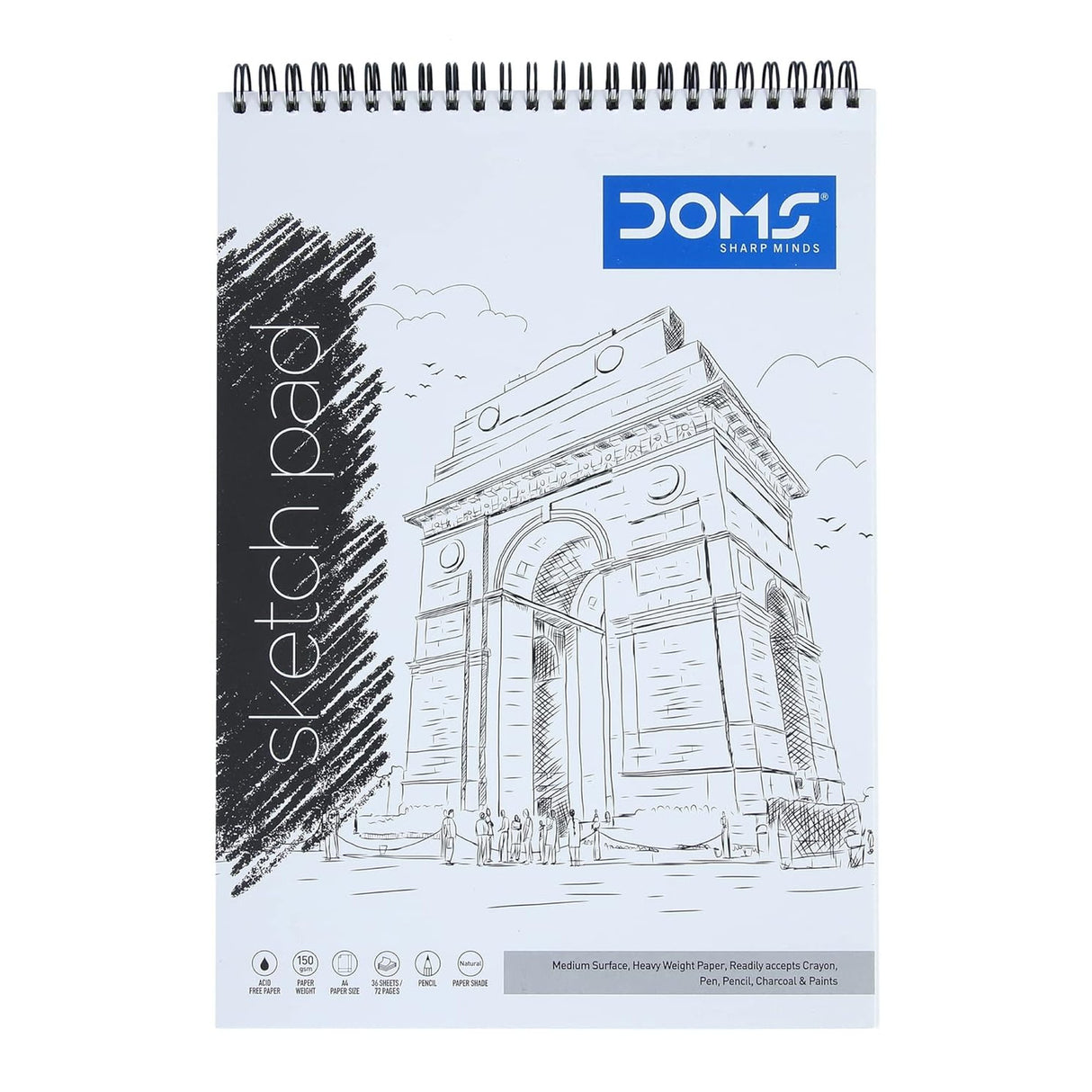 Doms Sketch Pad A3 72 Pg