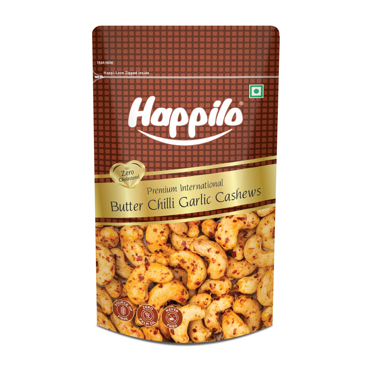 Happilo Premium Butter Chilli Garlic Cashew 45g