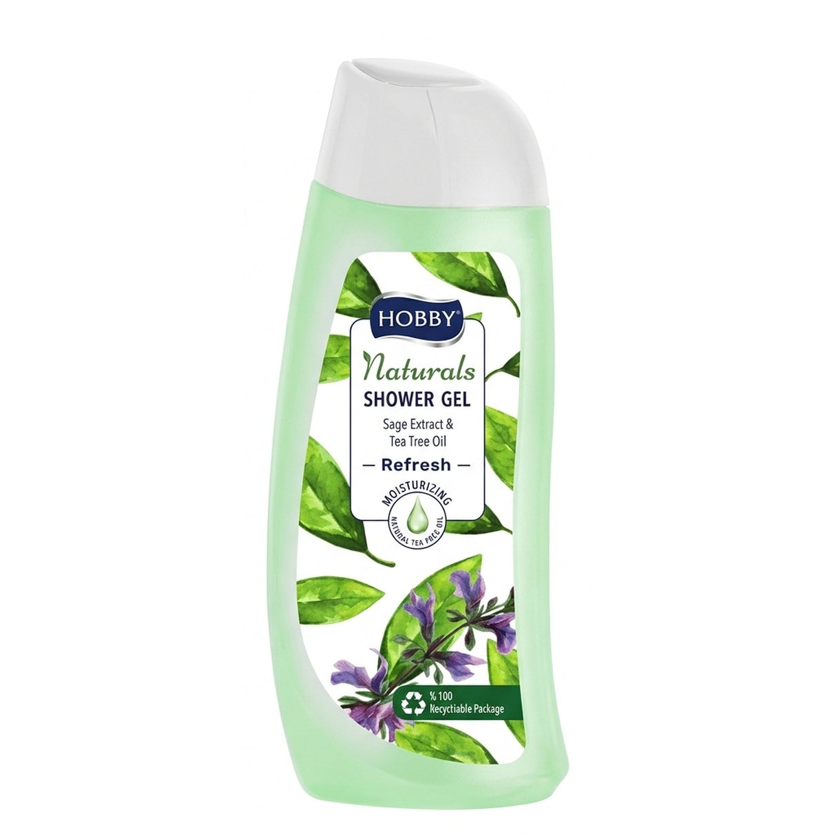HOBBY BODY WASH NATURALS 500 ML TEA TREE OIL