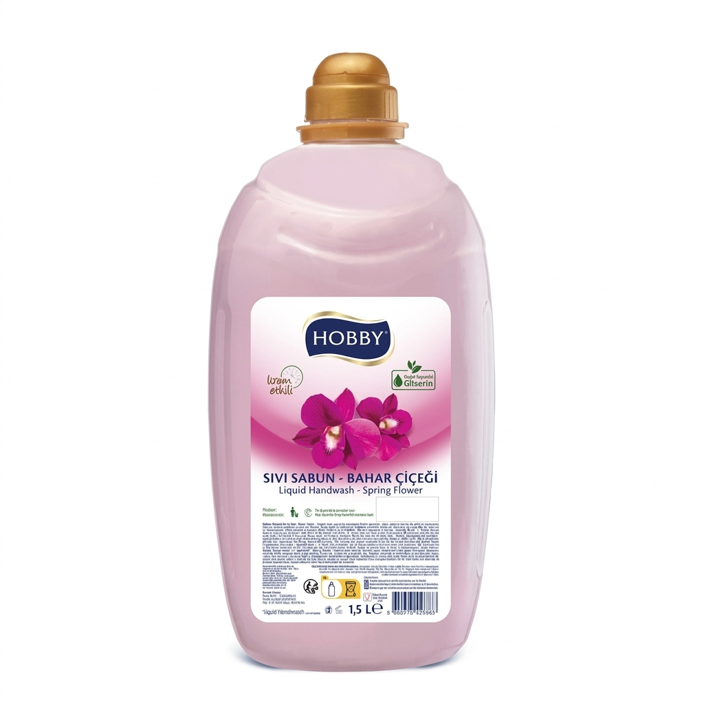 Hobby Liquid Soap Refill Spring Flower 1500ml