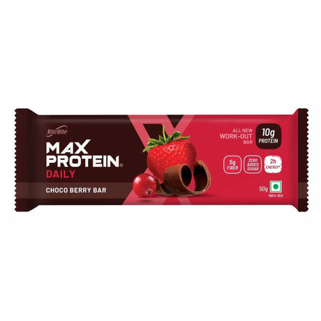 RiteBite Max Protein Daily Choco Berry Bar 50g