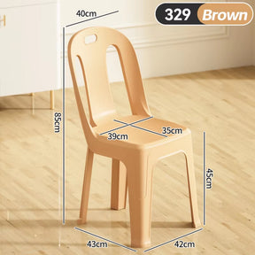 Rapid Plastic Stackable Chair - Brown