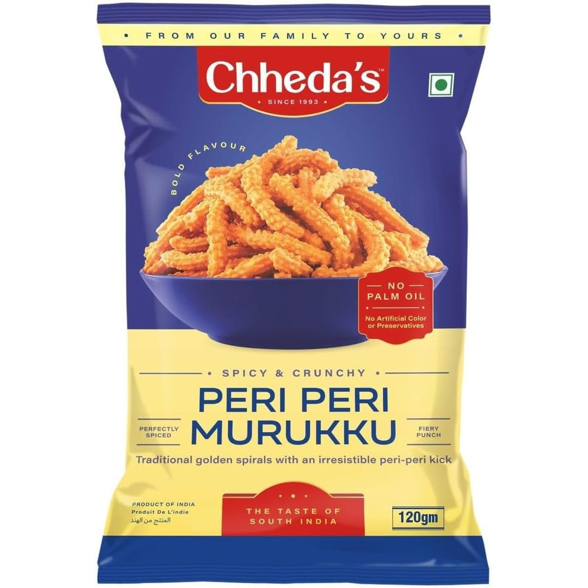 Chheda's Peri Peri Murruku 150g