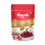 HAPPILO PREMIUM SWEET DRIED SLICED CRANBERRIES 200G
