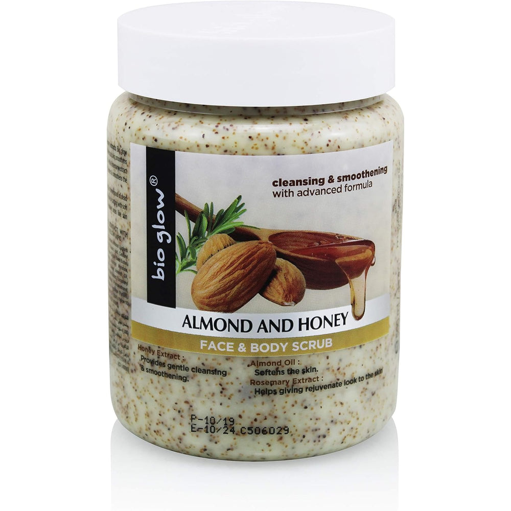 Scion Bio Glow Face & Body Scrub Almond & Honey 500ml