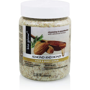 Scion Bio Glow Face & Body Scrub Almond & Honey 500ml
