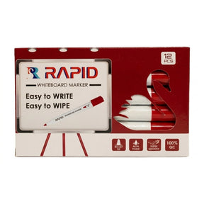 Rapid Whiteboard Marker Red X 12