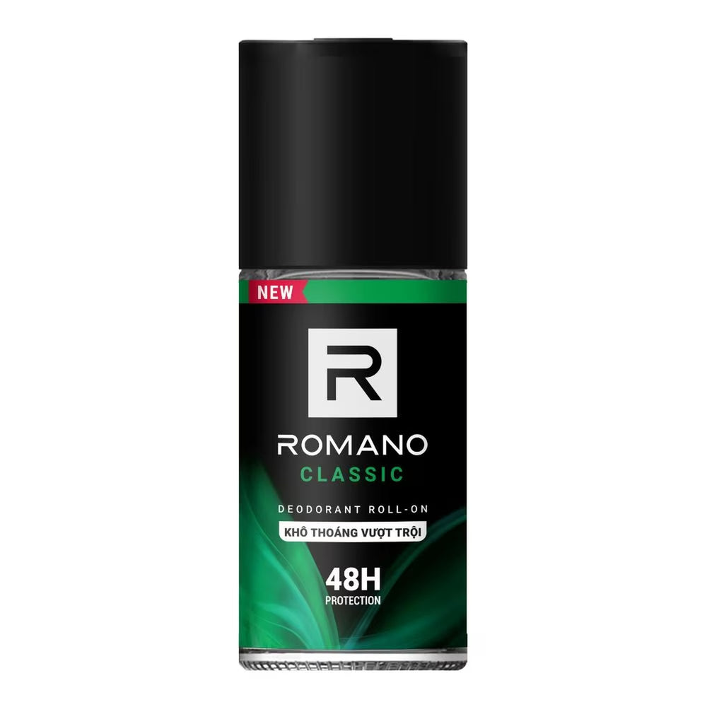 Romano Anti-Perspirant Roll-On Deodorant 50ml Classic