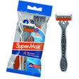 Supermax SMX Men's 4-Blade Disposable Razor x4