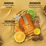 Scion Cuban Glory fragrance notes: bergamot, lemon, pineapple, marigold, geranium, jasmine, cedar, tobacco, patchouli, musk, sandalwood