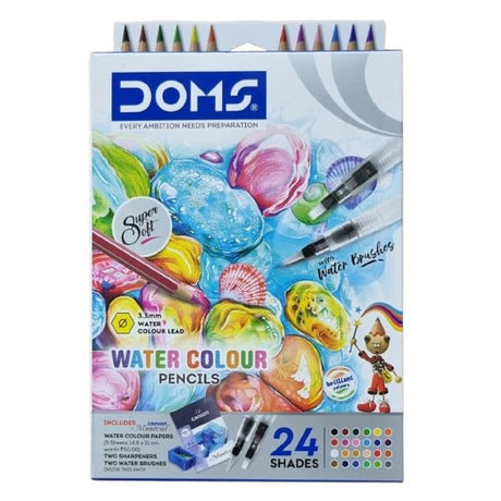 Doms Water Colour Pencils X 24