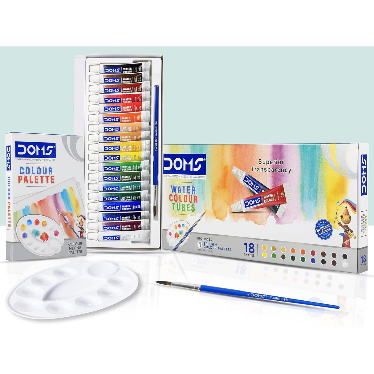 Doms Water Colour Tubes X 18