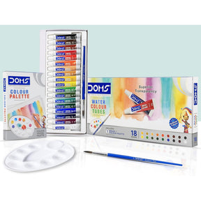 Doms Water Colour Tubes X 18