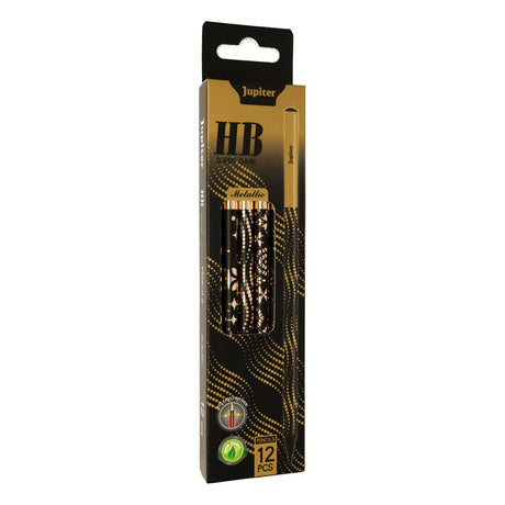 Jupiter Pencil Hb Metallic X 12