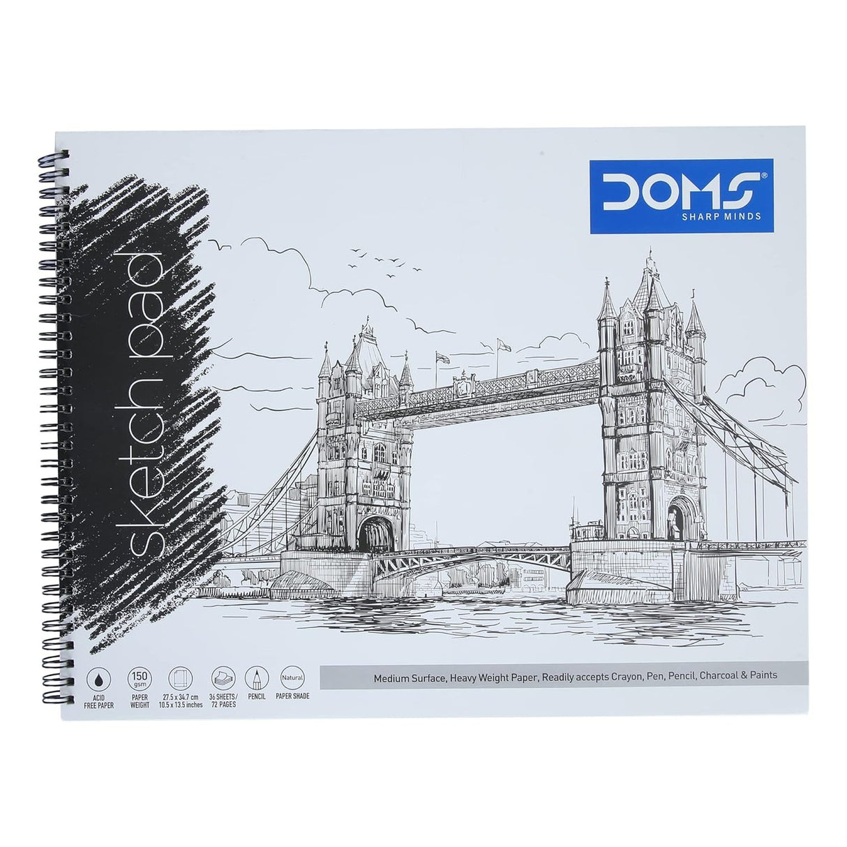 Doms Sketch Pad B4 72 Pg