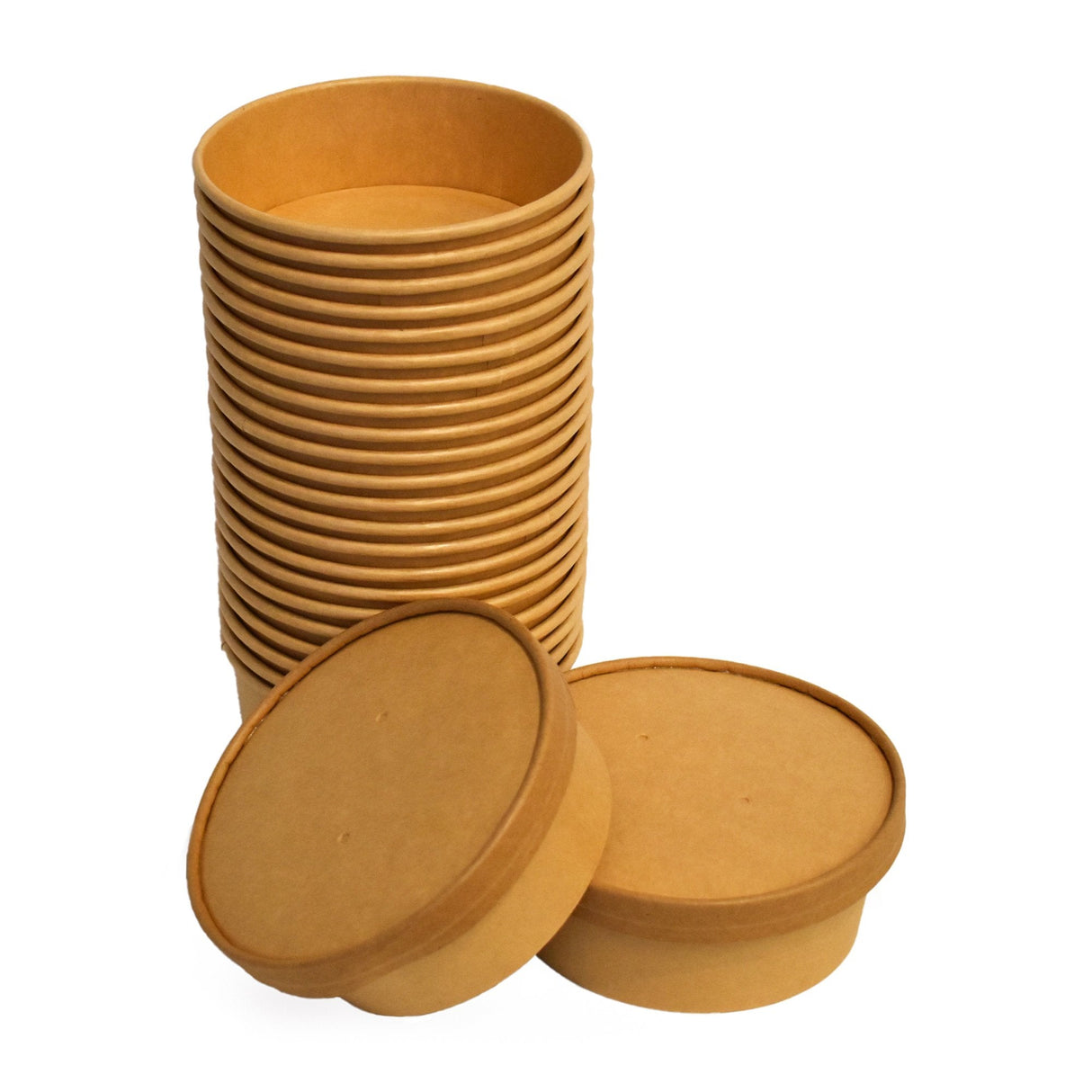 Rapid Paper Cup With Lid 500ml x50