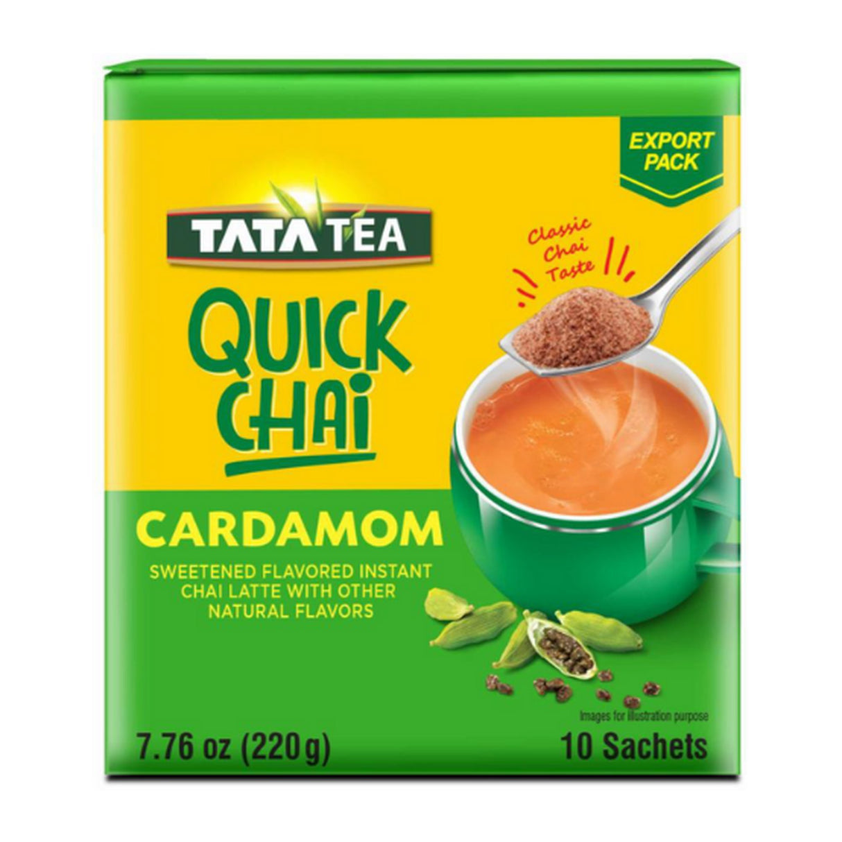 Tata Quick Chai Cardamom 22g x 10