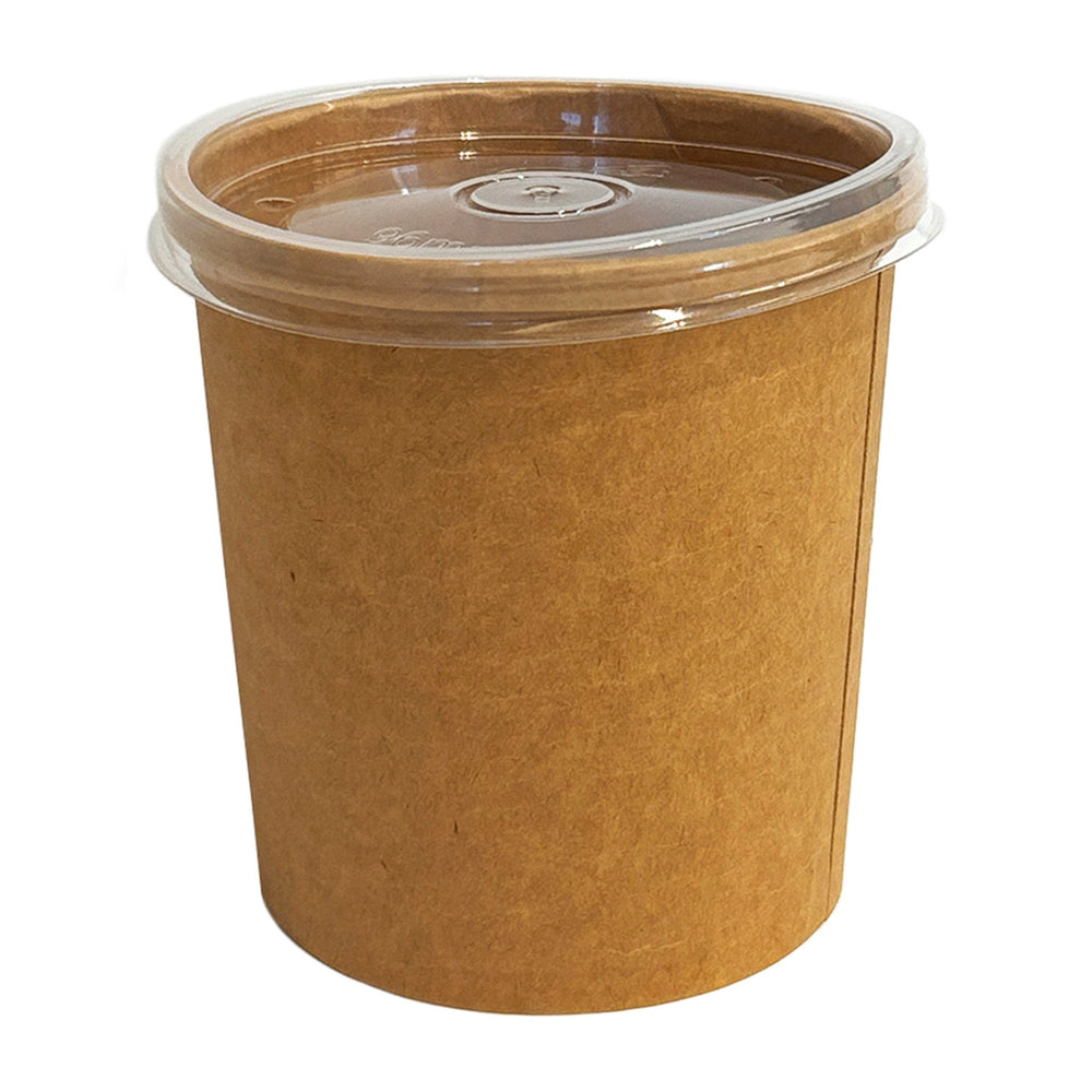 Rapid Paper Cup With Lid 16oz x25