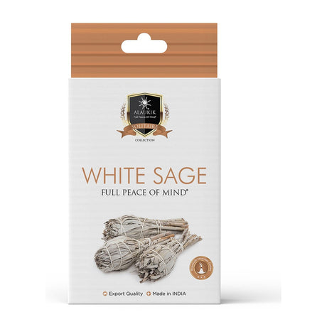 Alaukik White Sage Incense Cones 10pc