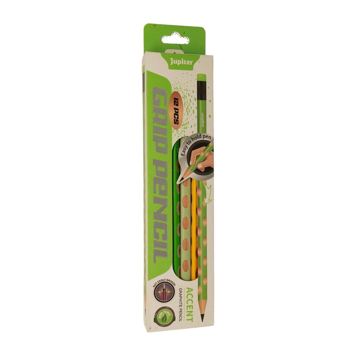 Jupiter Pencil Hb Triangle Grip X 12