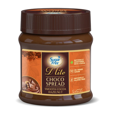 Sugar Free D'Lite Choco Spread Hazelnut 300 G Smooth Cocoa