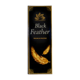 Peace & Powerful Black Feather Large