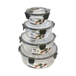 Rapid Plastic Round Container Set of 4