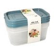 Rapid Rectangular Plastic Container x3