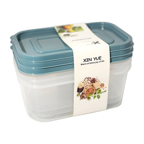 Rapid Rectangular Plastic Container x3