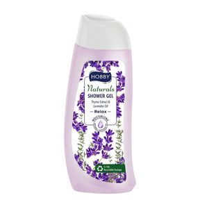 HOBBY BODY WASH NATURALS 500 ML LAVENDER OIL