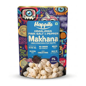 Happilo Makhana Himalayan Salt & Pepper 55g