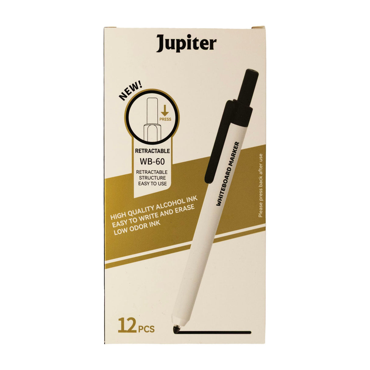 Jupiter Marker White Board Black X 12