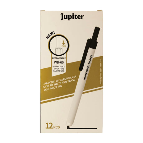 Jupiter Marker White Board Black X 12