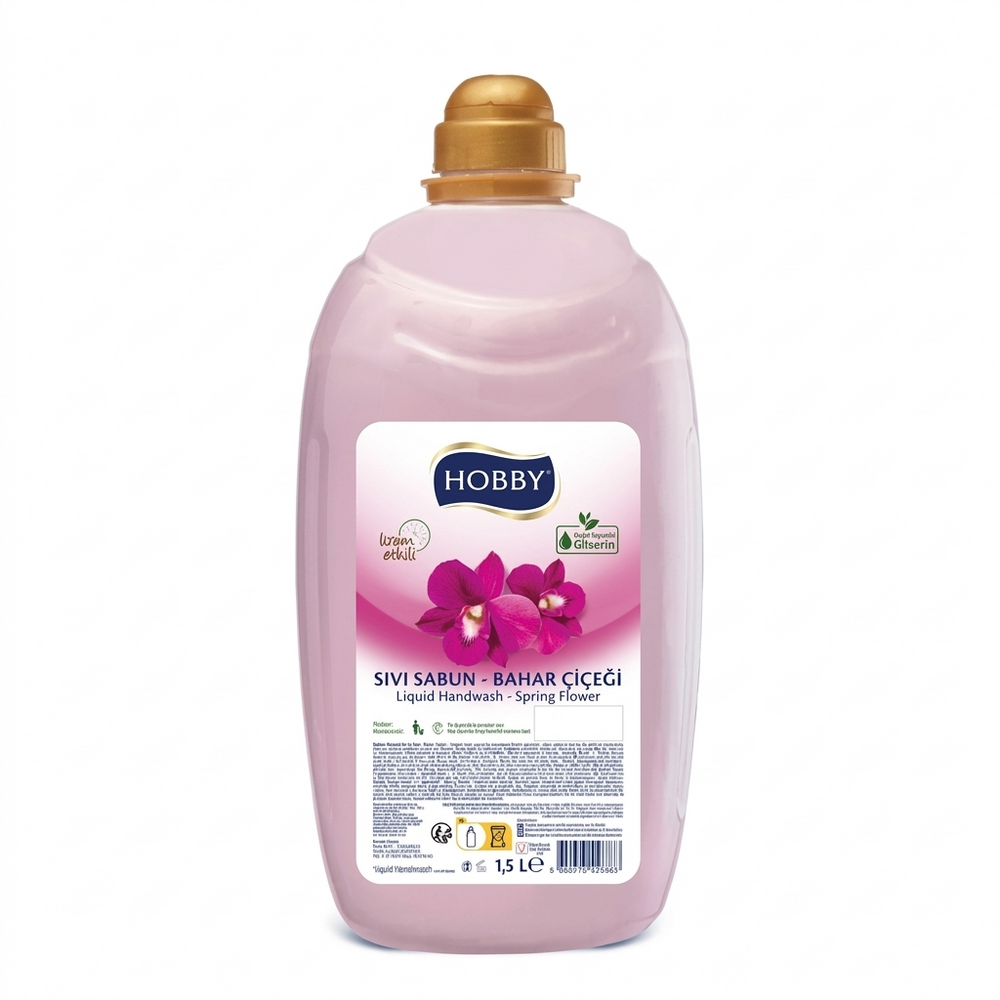 Hobby Liquid Soap Refill Spring Flower 1500ml