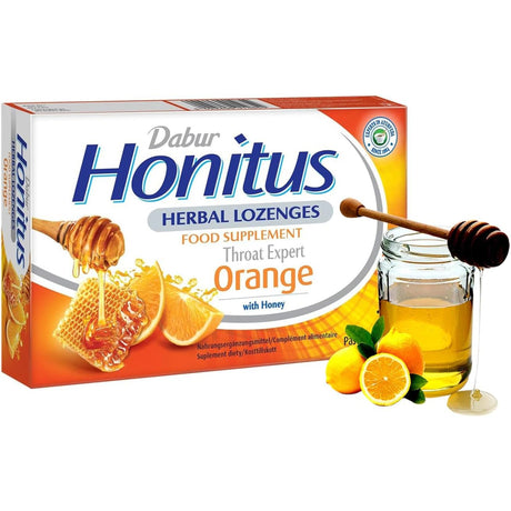 Dabur Honitus Herbal Lozenges X 24 Orange