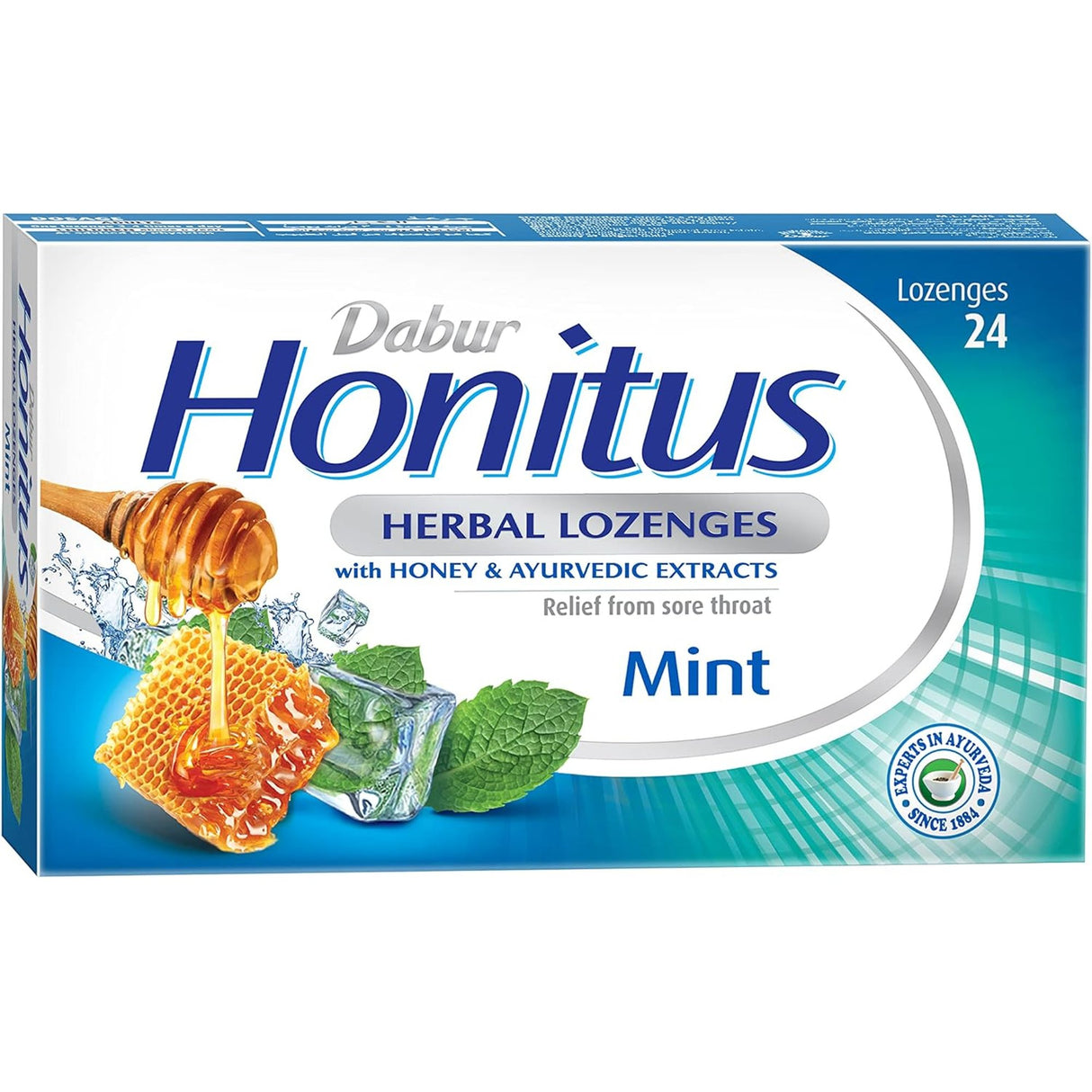 Dabur Honitus Herbal Lozenges X 24 Mint