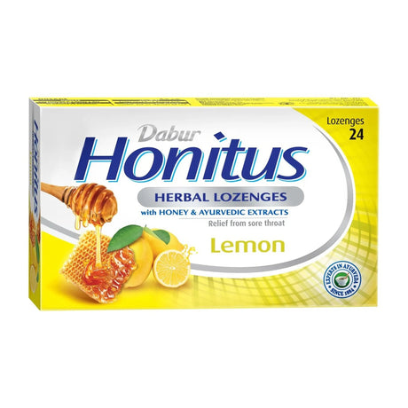 Dabur Honitus Herbal Lozenges X 24 Lemon