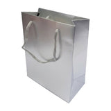 Rapid Paper Gift Bag with Handle - Silver, side