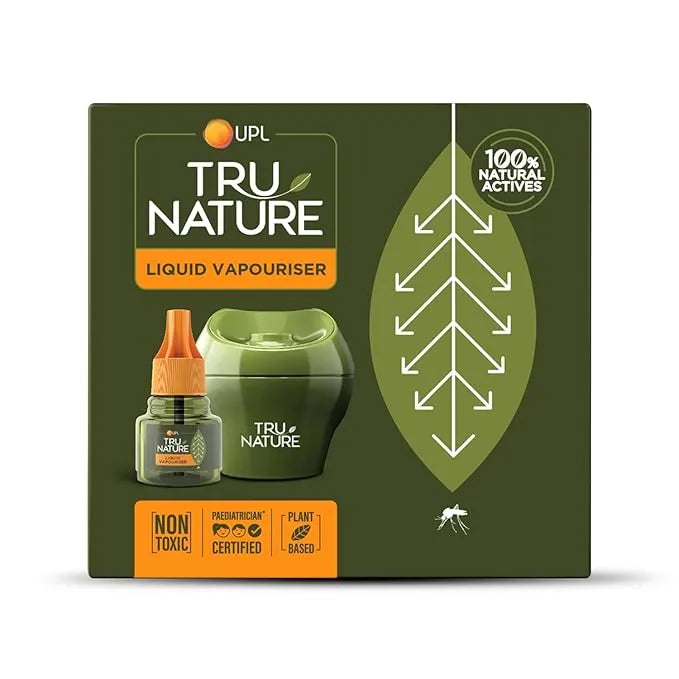 Tru Nature Anti Mosquito Liquid Vapouriser Machine + Refill 45ml
